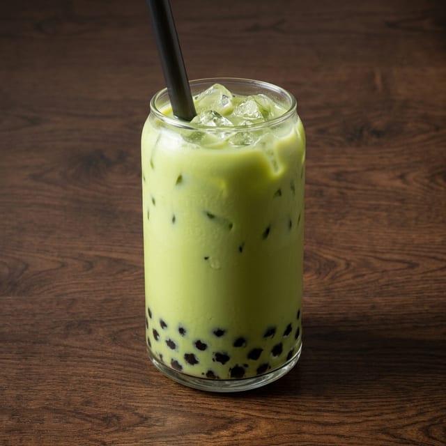 Boba Green Tea.