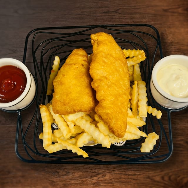 Fish and Chips.